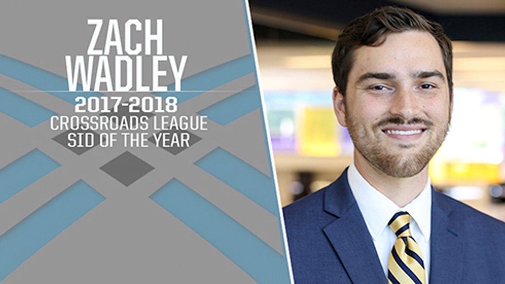 CoSIDA Member Zach Wadley of Marian Named Crossroads League SID of the Year